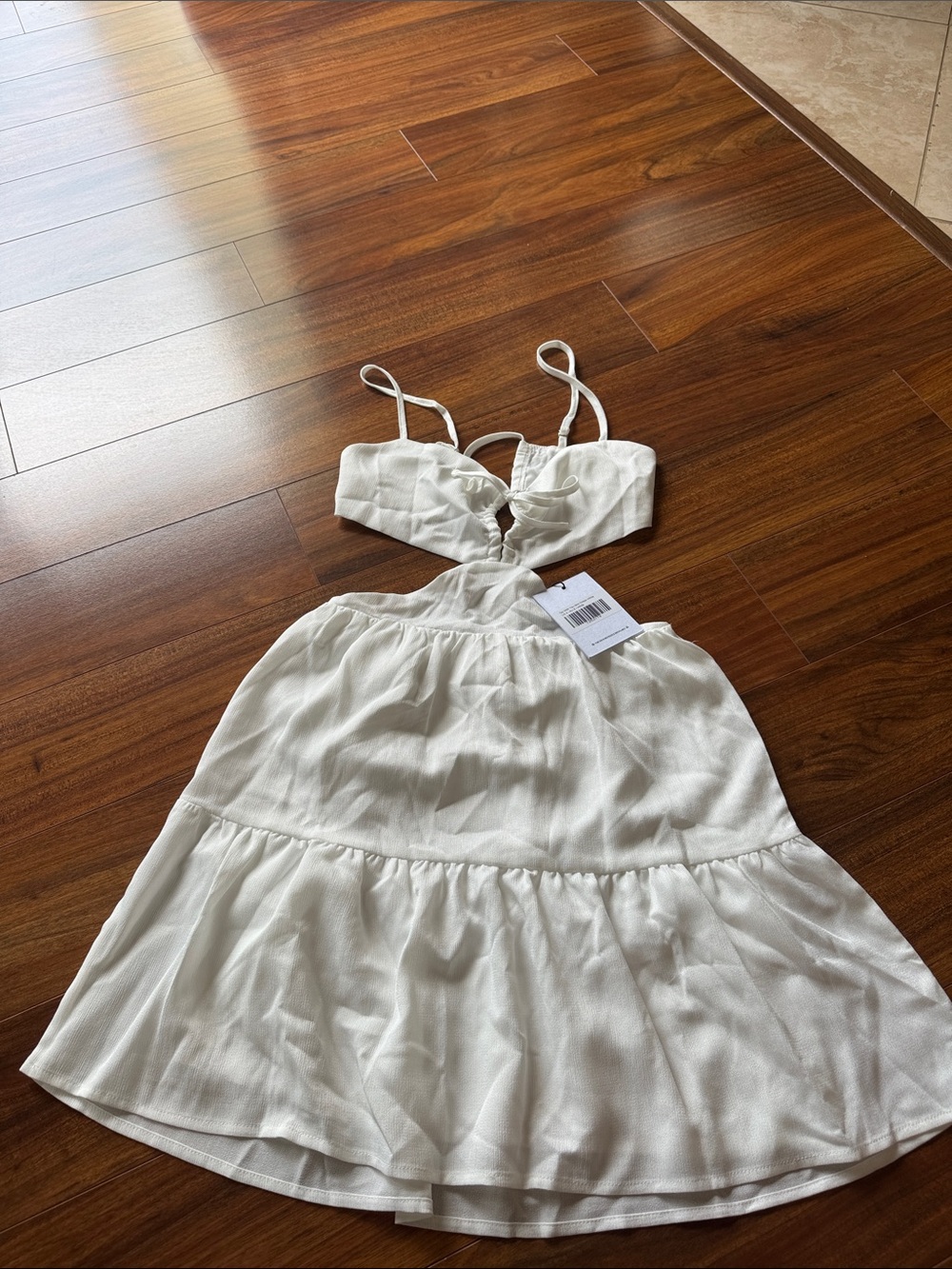 NWT Princess Polly White Cutout Sundress